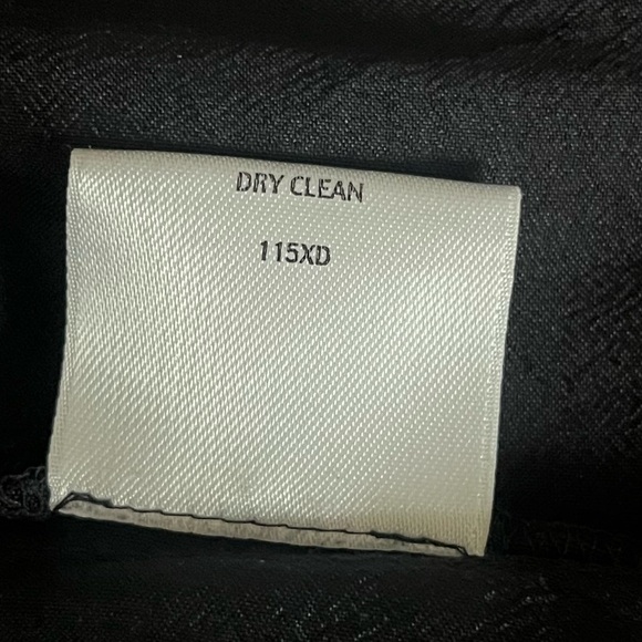 Eileen Fisher 100% Silk Black Open-Front Long Drapey Cardigan with Pockets - Picture 5 of 8